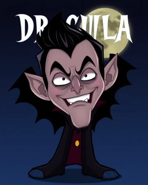 Dracula Cartoon Pictures for Kids