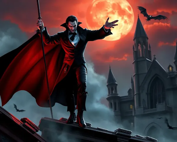 Dracula Van Helsing Game PNG Background Art