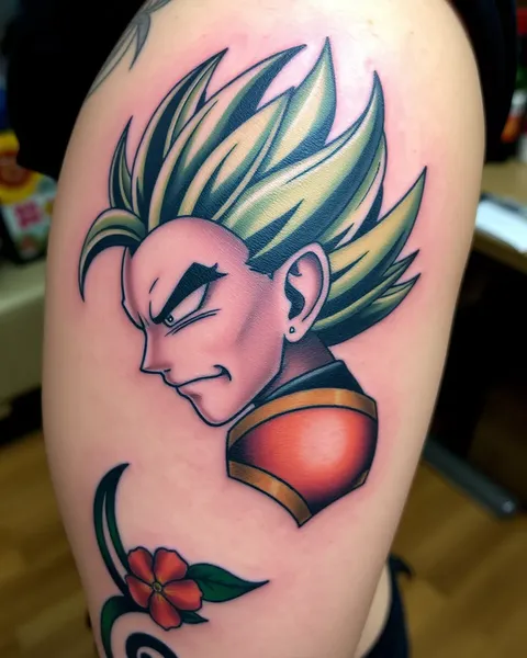 Dragon Ball's Vegeta Tattoo Meaning and Significance