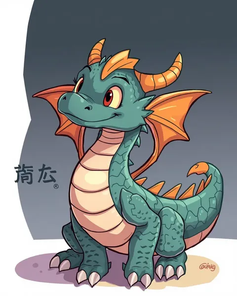 Dragon Image in Cartoon Form