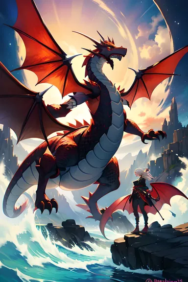 Dragons' Animated Images Showcase Fiery Fantasies