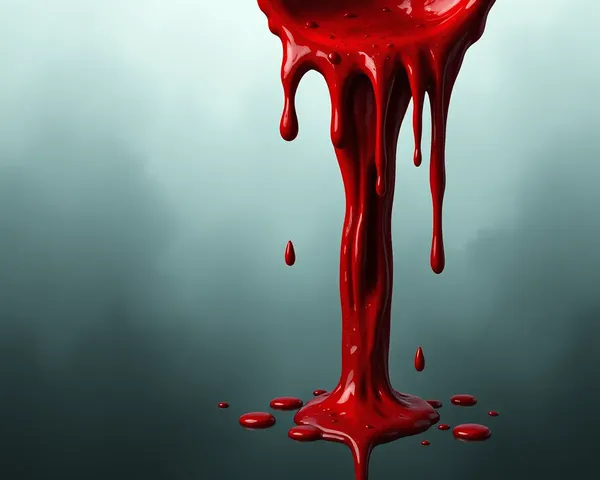 Dripping Blood PNG Graphic Design for Tattoo Artist Portfolio