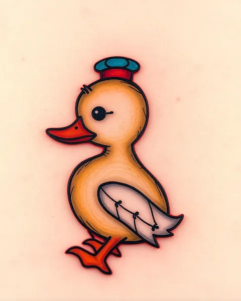 Ducky Tattoo Ideas for You