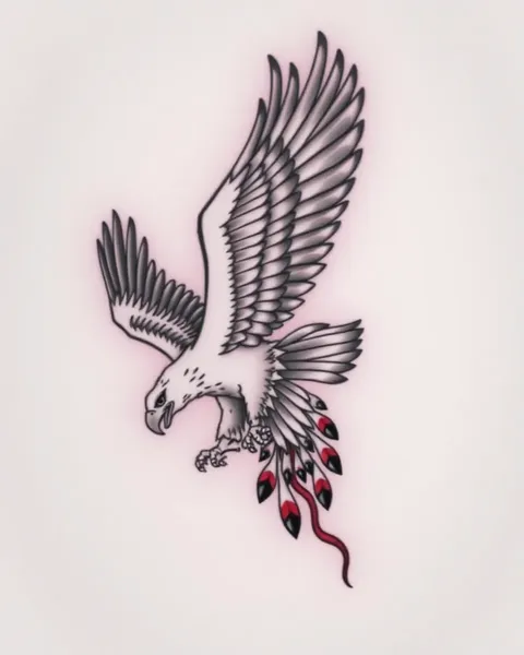 Eagle Tattoo Ideas with Tribal and Mandala Patterns