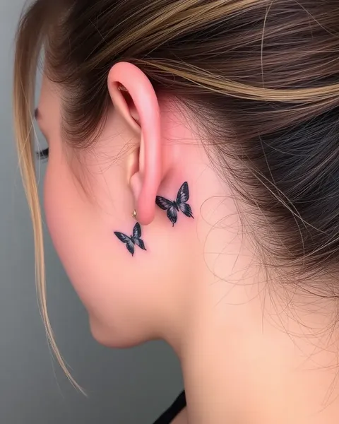 Ear Tattoo Ideas for Unique and Meaningful Designs