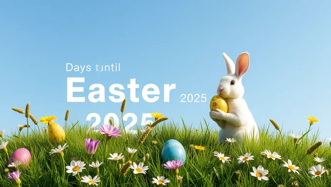 Easter 2025 Countdown Only 1 Days