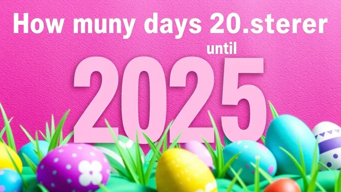 Easter 2025 Countdown: How Many Days Left