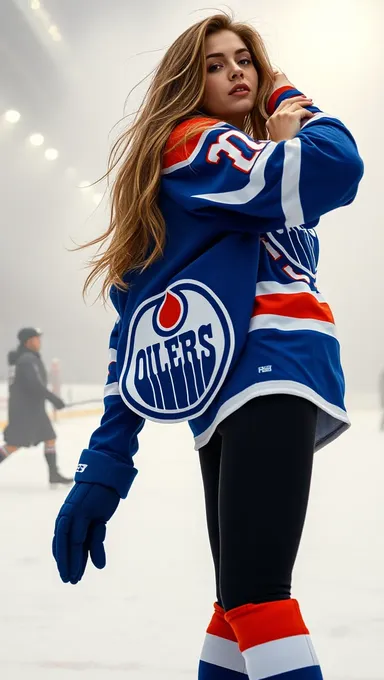 Edmonton Oilers Boobs Support Local Hockey