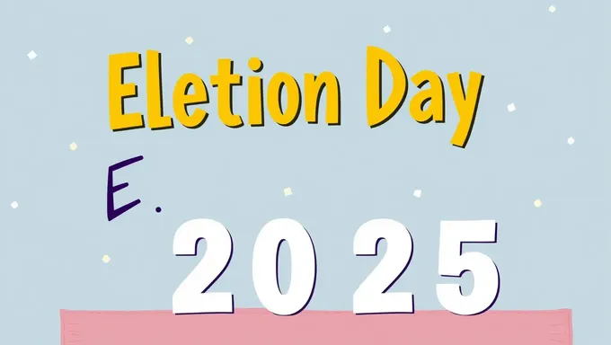 Election Day 2025 Date Released for Public Notice