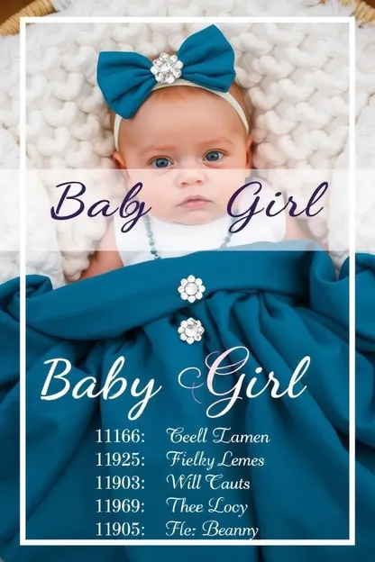 Elegant Baby Girl Names for Your Little Princess