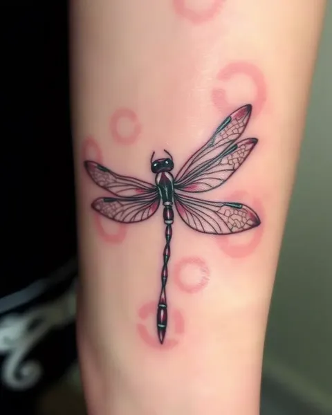 Elegant Dragonfly Tattoos: Unique Body Art Design Inspiration