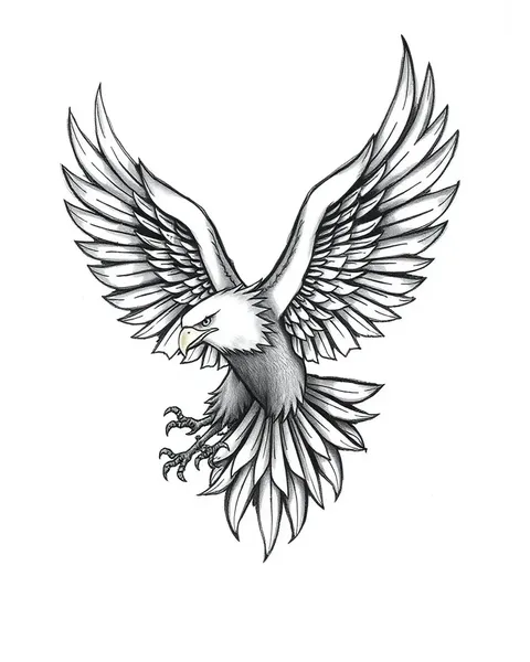 Elegant Eagle Tattoo Designs for Leg and Foot