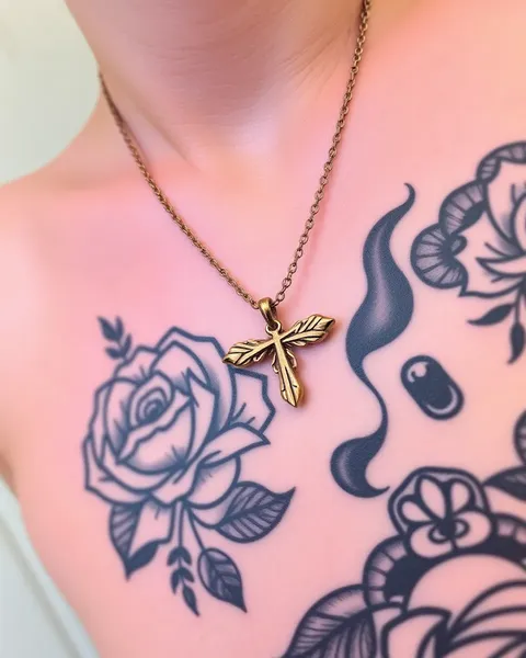 Elegant Necklace Tattoo Ideas for Men