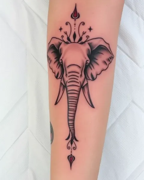 Elephant Tattoo Designs with Meaningful Symbolism