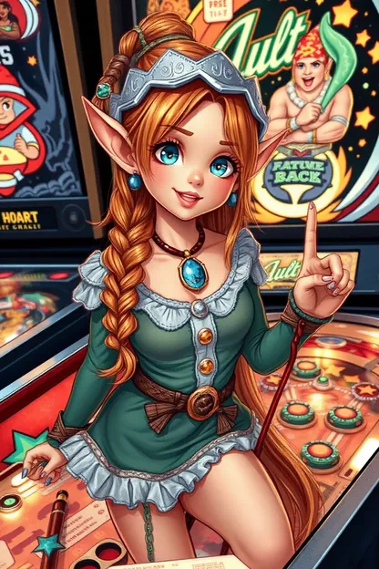 Elf Girl's Pinball Skills are Very Impressive