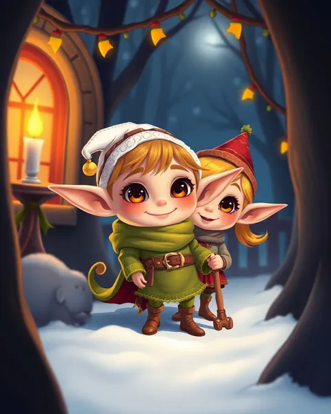 Elf Pictures Cartoon Artwork Collection