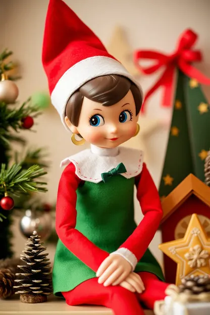 Elf on the Shelf Girl is a Christmas Tradition