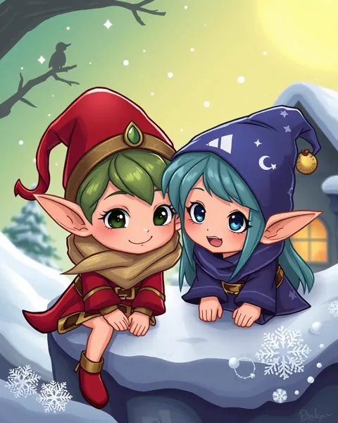 Elves Cartoon Images for Fantasy Lovers