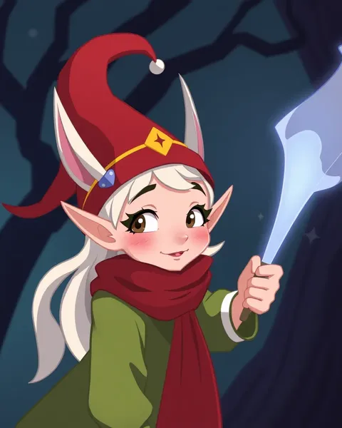 Elves Cartoon Images in Fantasy Land