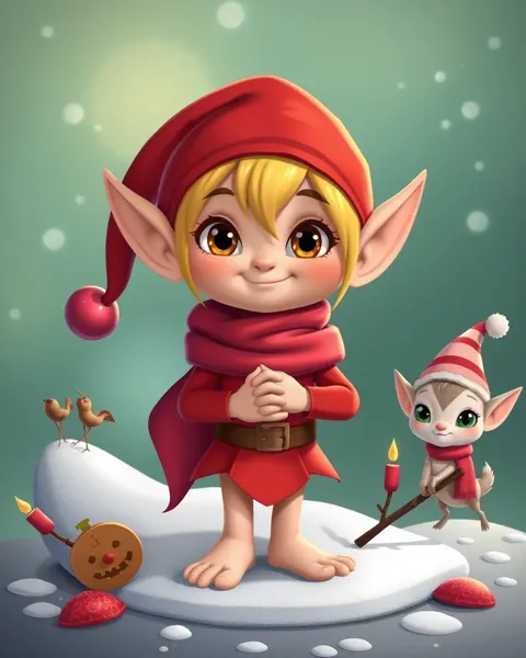 Elves Cartoon Images in Whimsical World