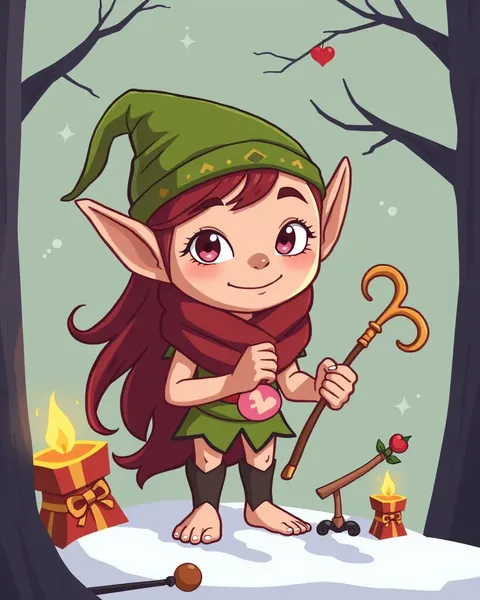 Elves in Cartoon Images for Whimsical Illustrations