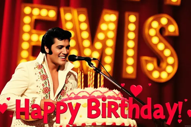 Elvis Happy Birthday Pictures Illustrate King's Enduring Popularity