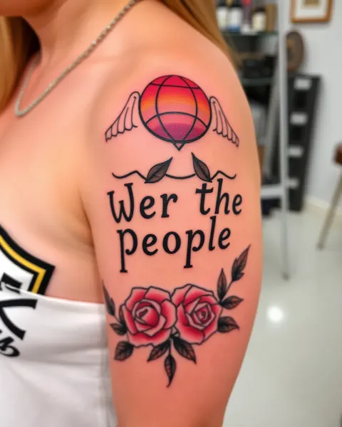 Embracing Our Humanity: We the People Tattoo