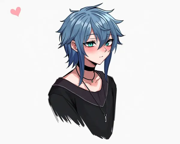 Emo Hair PNG Style Reference