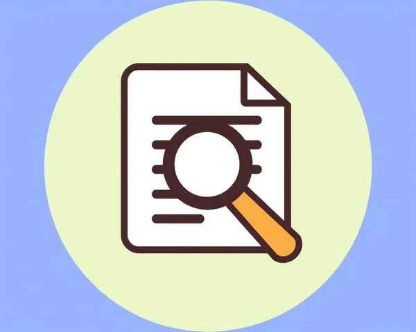 Enlarged Document Icon in PNG Format