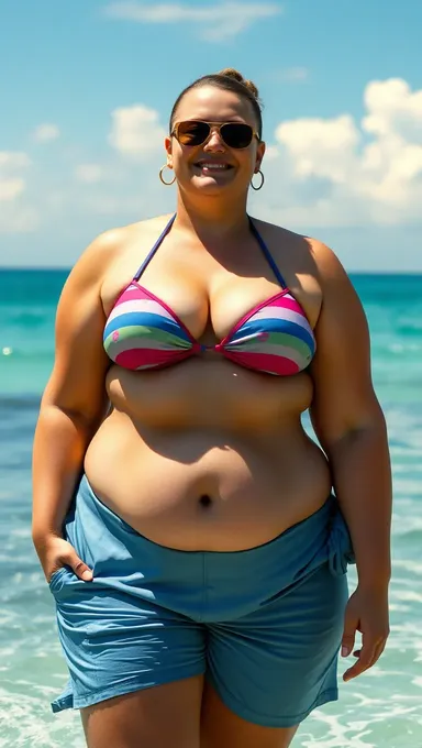 Enormous Boobs in Swimwear Bikini