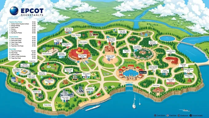 Epcot Map 2025: Walt Disney World's Epcot Park Guide