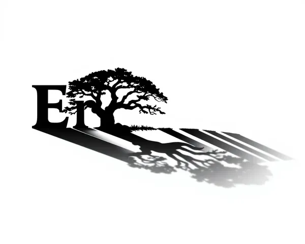 Erdtree Logo PNG Image with Shadow