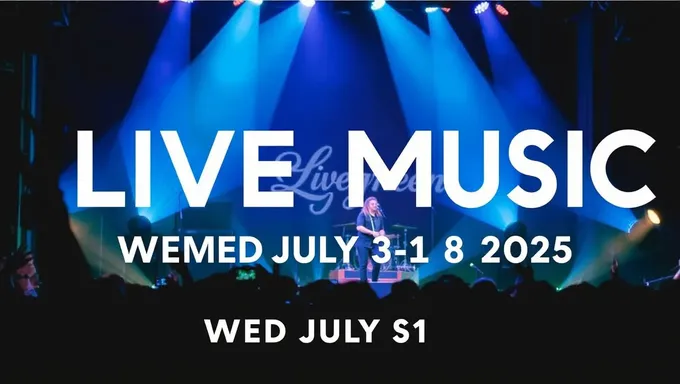 Evergreen Live Music Company's July 31, 2025 Event