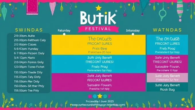 Exciting Lineup for Butik Festival 2025 Schedule Released