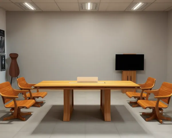 Executice Board Table PNG Format Identified