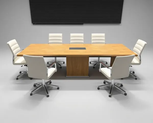 Executive Board Table Design in PNG Format