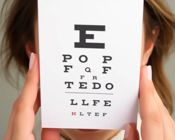 Eye Vision Test Chart in PNG Format