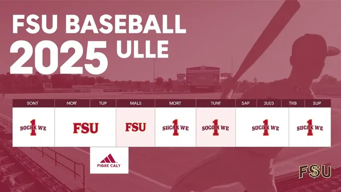 FSU Baseball 2025 Schedule Released Officially