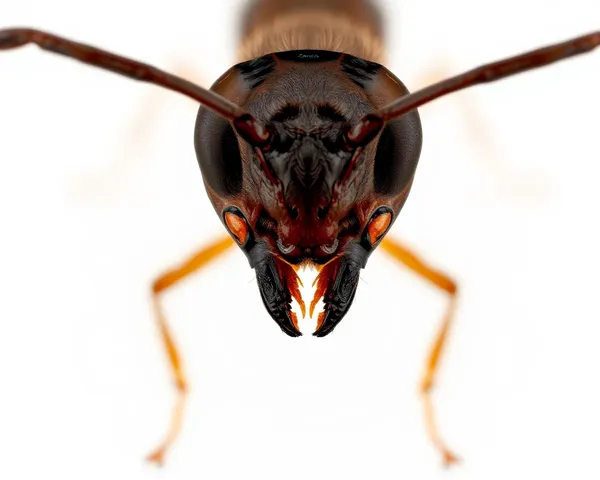 Face of Ant in Transparent PNG Format