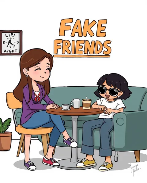 Fake Friends Cartoon Images and Untruthful Representations