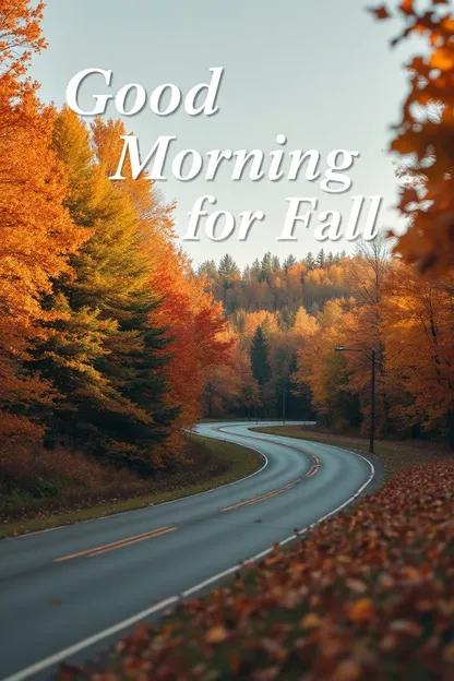 Fall Morning Images with Good Morning Wishes