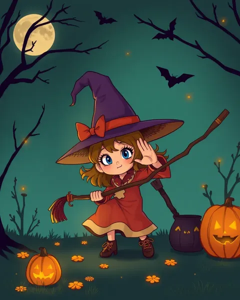 Fascinating Cartoon Witch Pictures to Delight