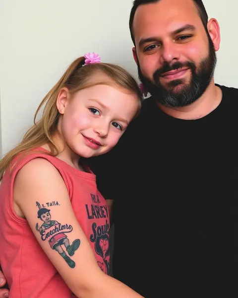 Father Daughter Tattoo Symbol of Unconditional Love