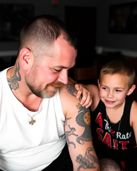 Father Son Tattoos Represent Love