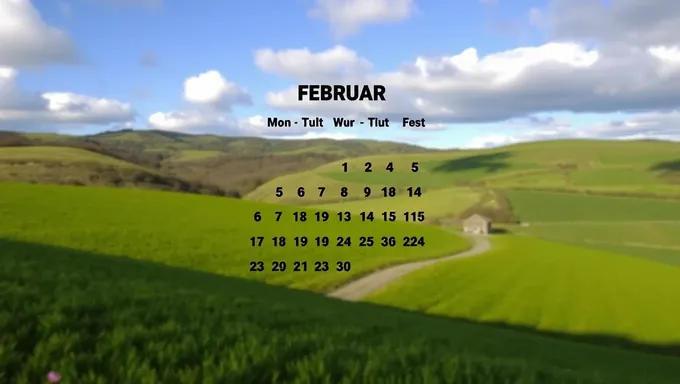 February 2025 Calendar Overview