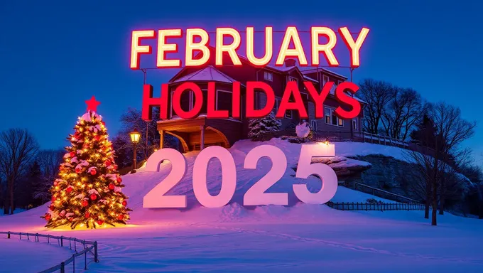 February Holidays 2025 in the United States