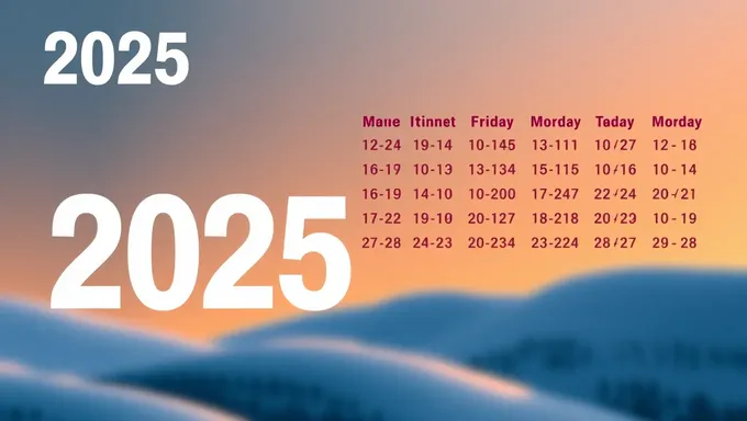 Federal Holiday Calendar for 2025 Now Available