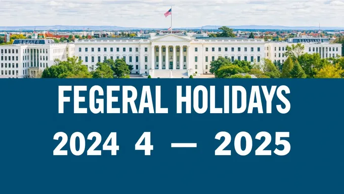 Federal Holidays 2024-2025 in America