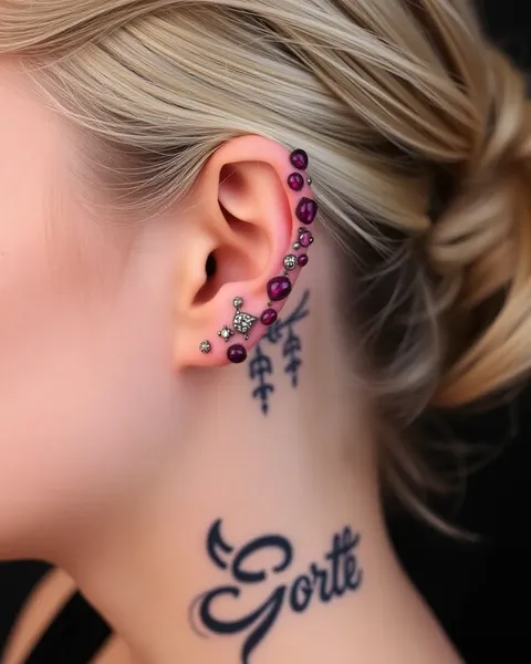 Feminine Ear Tattoos: A Unique Style