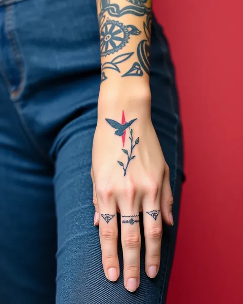 Feminine and Attractive Women's Hand Tattoos